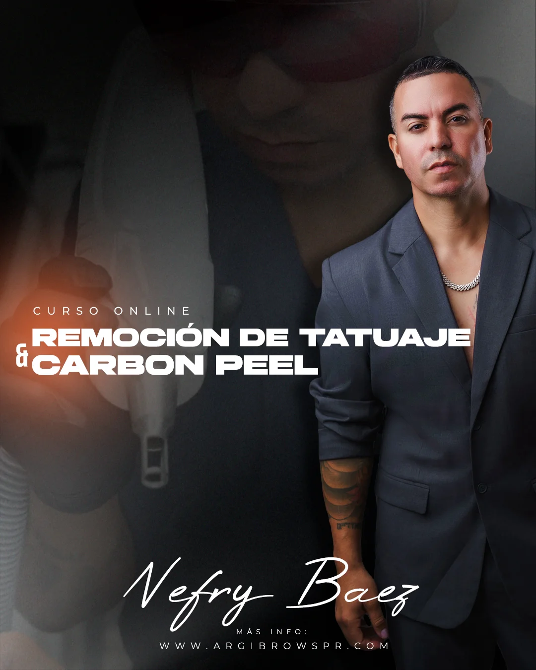 Curso Online Remoción de Tatuaje & Carbon Peel - Argibrowspr Academy